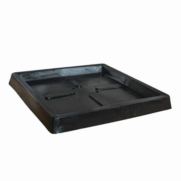 Plato Para Matera Mao Cubo Lisa / 200603 </br><div class="opcion">Medidas: 38*38*5 cm de Altura</div>