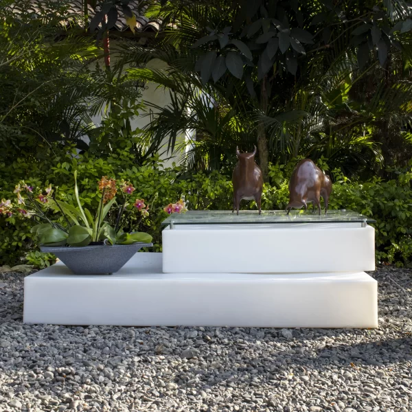 Mesa Summer con vidrio templado / 300407