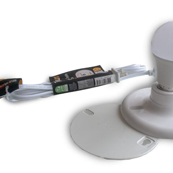 Luz blanca con cable - bombillo