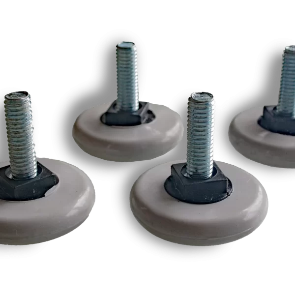 Set 4 niveladores base antideslizante
