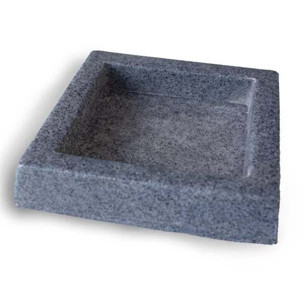 Plato 200613 para materas Mao Cubo Lisa 200610 y 200611 </br><div class="opcion">Medidas: 10* 10* 5 cm de Altura</div>